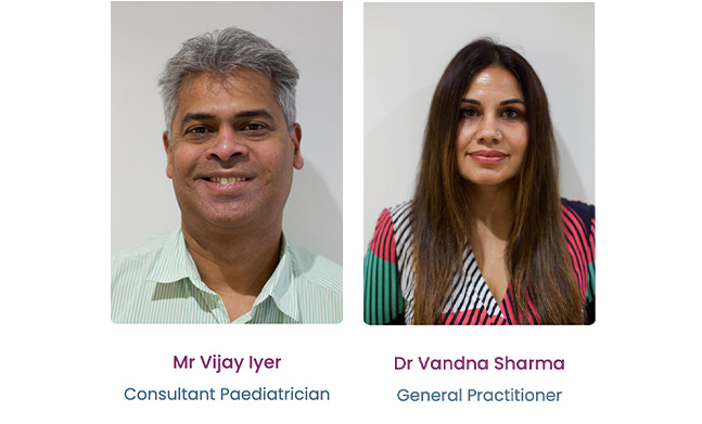 Dr Vijay Iyer and Dr Seema Garg, Private Consultant Dermatologists at MUMS Solihull